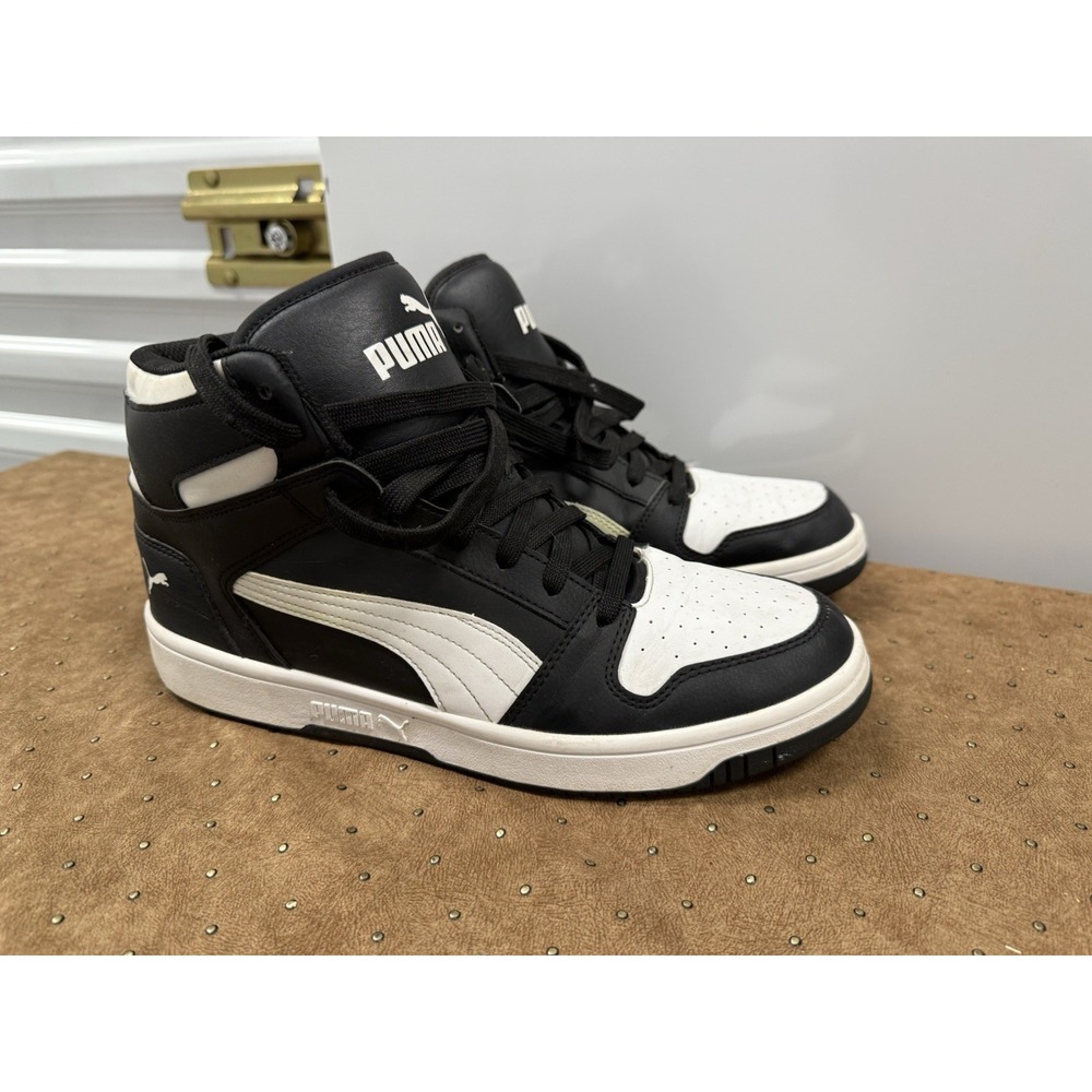 Puma Mens Rebound Layup SL 369573-01‎ Black Basketball Shoes Sneakers US 11.5